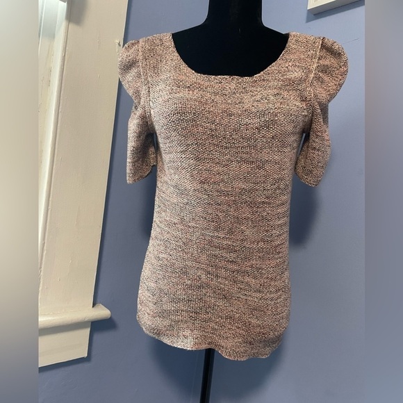 Cremieux Pink Short sleeve sweater - Picture 1 of 5